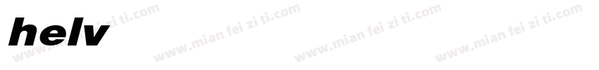 helveticaextobl heav字体转换